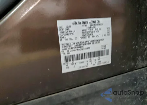 2016 Ford Explorer Limited z USA, uszkodzony, nr VIN 1FM5K8F84GGC25059